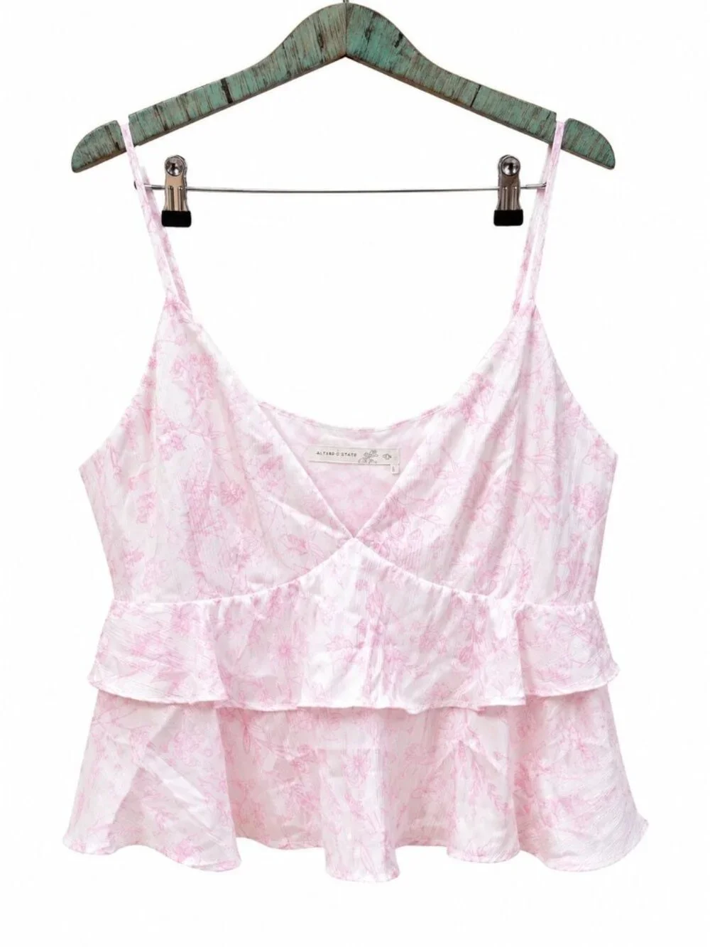 Altar'd State Rosie SET, Ruffle Tiered Maxi Skirt & Spaghetti Strap Tank, NWT